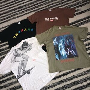 Supreme tee shirt colorful New York  colorful New York supreme tee shirt